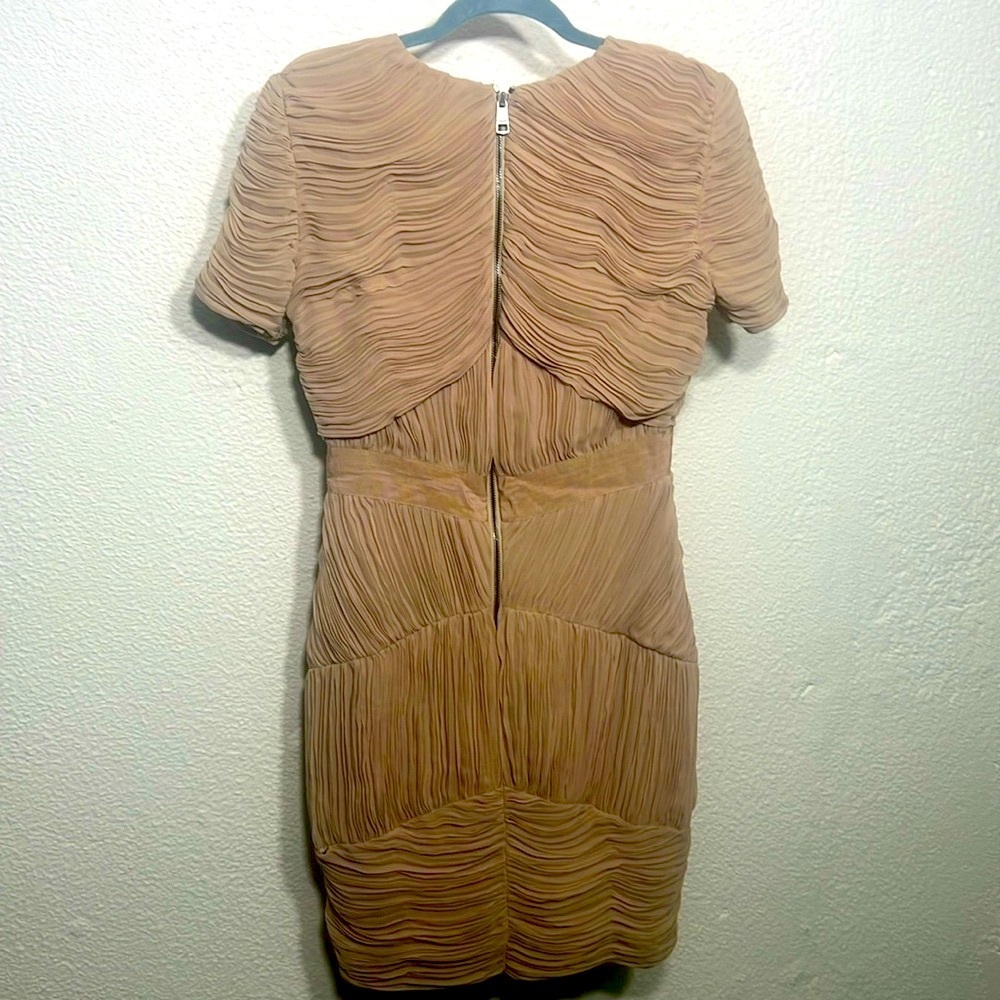 Burberry London - Ruched Chiffon dress women size 8 - Picture 4 of 6